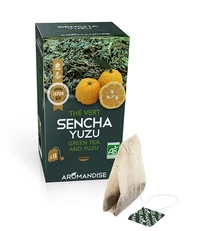 Thé vert sencha et yuzu en infusettes (36 g - 18 sachets)