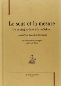 Le sens et la mesure