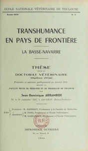 Transhumance en pays de frontière : la Basse-Navarre