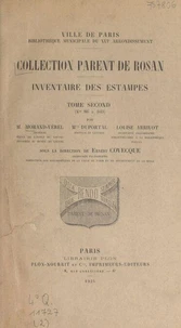 Collection Parent de Rosan : inventaire des estampes (2)