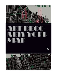 Meier Allison - Art Deco New York Map.