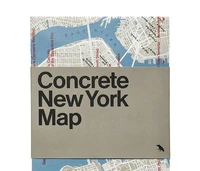 Concrete new york map