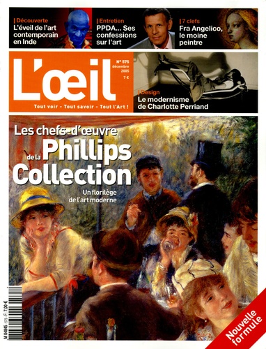 Philippe Piguet et Sophie Flouquet - L'Oeil N° 575, Décembre 200 : Les chefs-d'oeuvre de la Phillips Collection.