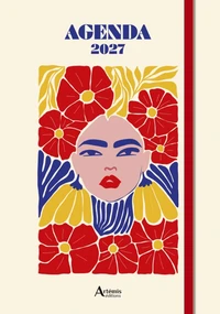 Agenda portrait fleuri