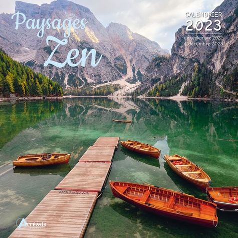 Calendrier paysages zen. De septembre 2022 à décembre 2023  Edition 2023