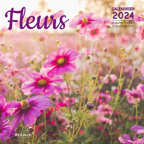  Artémis - Calendriers Fleurs - Calendrier de septembre 2023 à décembre 2024.