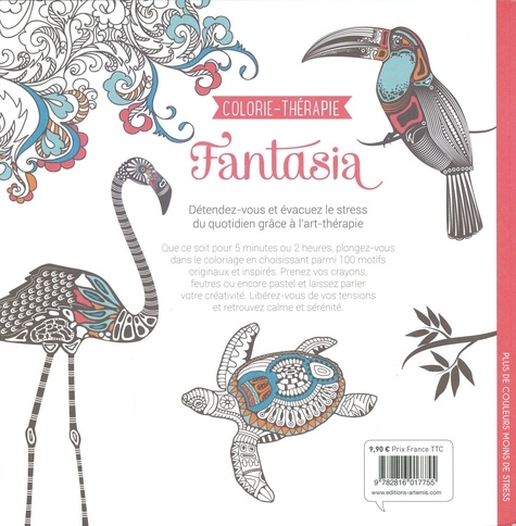 Fantasia. Colorez 100 motifs inspirant du règne animal et végétal