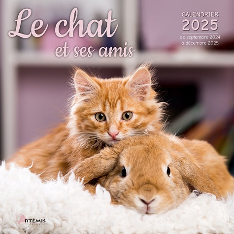 Le chat et ses amis. Calendrier de septembre 2024 à décembre 2025  Edition 2025