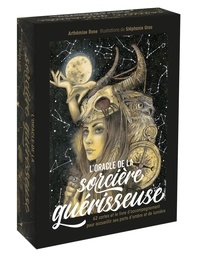 Arthémise Rose et Stéphanie Gras - L'oracle de la sorcière guérisseuse - 62 cartes et le livre d'accompagnement pour accueillir ses parts d'ombre et de lumière.