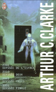 Arthur-C Clarke - Arthur C Clarke coffret 4 volumes - Tome 1, 2001, l'odyssée de l'espace ; Tome 2, 2010 : odyssée deux ; Tome 3, 2061 : odyssée trois. Volume 4, 3001 l'odyssée finale.