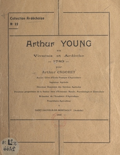 Arthur Young en Vivarais et Ardèche, 1789