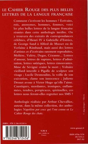 Le Cahier Rouge des plus belles lettres de la langue française
