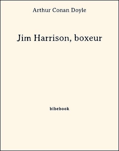 Jim Harrison, boxeur