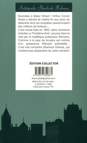 Les mémoires de Sherlock Holmes  Edition collector