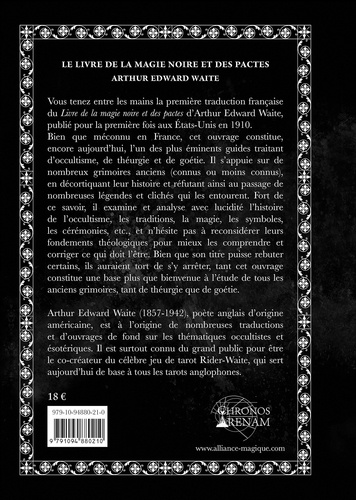 Le livre de la magie noire et des pactes de Arthur Edward Waite - Grand  Format - Livre - Decitre