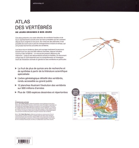 Atlas des vertébrés. De leurs origines a nos jours 2e édition