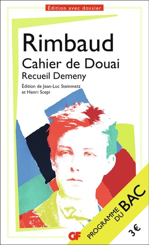 Cahiers de Douai - Recueil Demeny de Arthur Rimbaud - Poche - Livre -  Decitre
