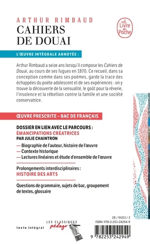 Cahiers de Douai. Dossier thématique en lien avec le parcours Emancipations créatrices, bac 2024