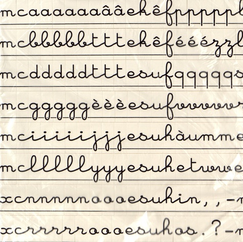 Atelier de lettres minuscules cursives - Les... - Asco & Celda - Livres ...