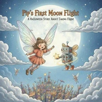 Pip's First Moon Flight: A Halloween Story About Taking Flight