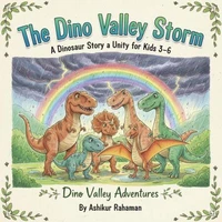 The Dino Valley Storm: A Dinosaur Story about Unity for Kids 3-6