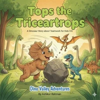 Tops the Triceratops: A Dinosaur Story about Teamwork for Kids 3-6