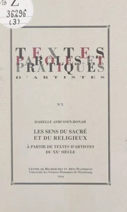 Les sens du sacré et du religieux, à partir de textes d'artistes du XXe siècle