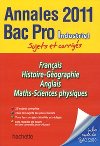 Annales Bac Pro Industriel 2011