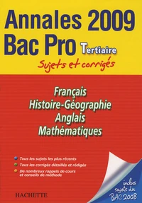 Français, Histoire-Géographie, Anglais, Mathématiques Bac Pro Tertiaire