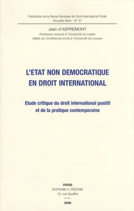 L'Etat non démocratique en droit international