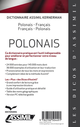 Dictionnaire polonais-français et français-polonais