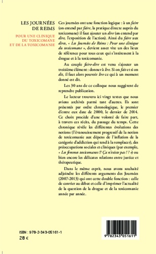 Les journées de Reims. Pour une clinique du toxicomane et de la toxicomanie