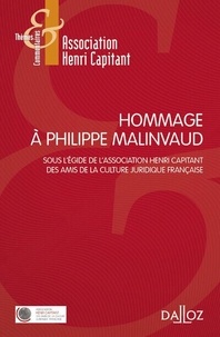  Association Henri Capitant - Hommage à Philippe Malinvaud.