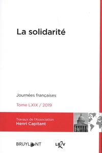  Association Henri Capitant - La solidarité - Journées françaises 2019.