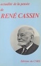  Association pour la fidélité à - Actualité de la pensée de René Cassin - Actes du Colloque international, Paris, 14-15 novembre 1980.
