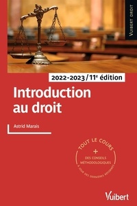 Télécharger l'ebook pour téléphone mobile Introduction au droit par Astrid Marais ePub 9782311410020 in French