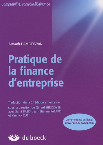Aswath Damodaran - Pratique de finance d'entreprise.