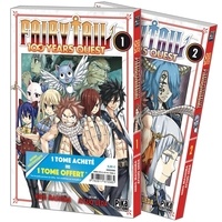 Atsuo Ueda et Hiro Mashima - Fairy Tail - 100 years quest  : Pack découverte en 2 volumes : Tomes 1 et 2 - Dont 1 tome offert.