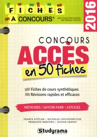 Concours accès en 50 fiches 2016