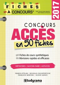 Concours accès en 50 fiches