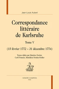 Correspondance littéraire de Karlsruhe