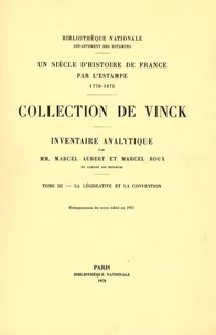 Inventaire analytique de la collection De Vinck
