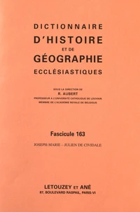 Dictionnaire d'histoire et de géographie ecclésiastiques