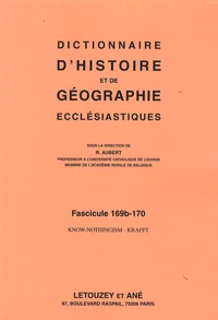 Dictionnaire d'histoire et de géographie ecclésiastiques
