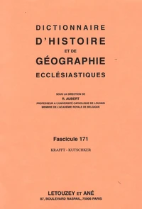 Dictionnaire d'histoire et de géographie ecclésiastiques