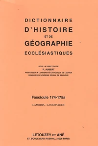 Dictionnaire d'histoire et de géographie ecclésiastiques