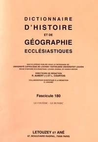 Dictionnaire d'histoire et de géographie ecclésiastiques
