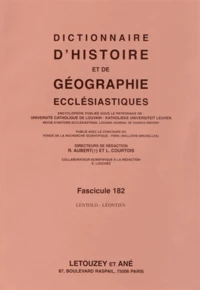 Dictionnaire d'histoire et de géographie ecclésiastiques