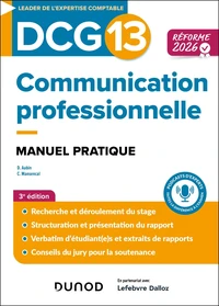 DCG 13 - Communication professionnelle - Réforme 2026-2027