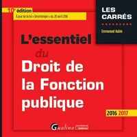 L'essentiel du droit de la fonction publique